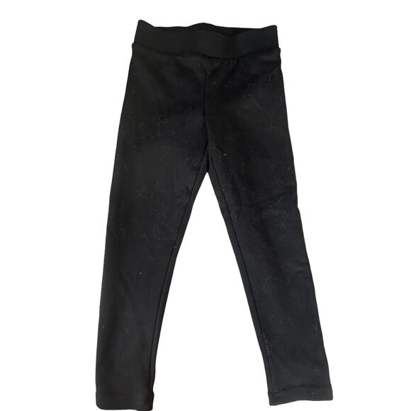 Old Navy Black Cozy Leggings size 6/7 - Picture 1 of 3